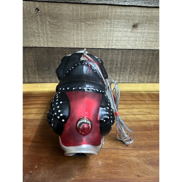 Dept 56 Mercury Glass Glass Motorcycle Large Ornament In Box - Picture 4 of 5